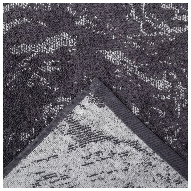 Полотенце именное махровое Этель "Виктор" серый, 50х90 см, 100% хлопок, 420 гр/м2 - фотография № 5
