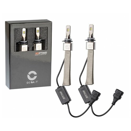 Лампа автомобильная светодиодная, Optima LED COBALT New, HB3, 5500K, комплект 2 лампы