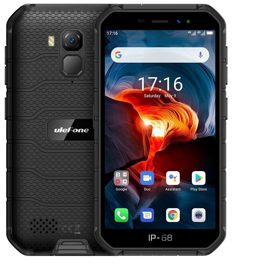 Смартфон Ulefone Armor X7 Pro 4/32 ГБ, черный