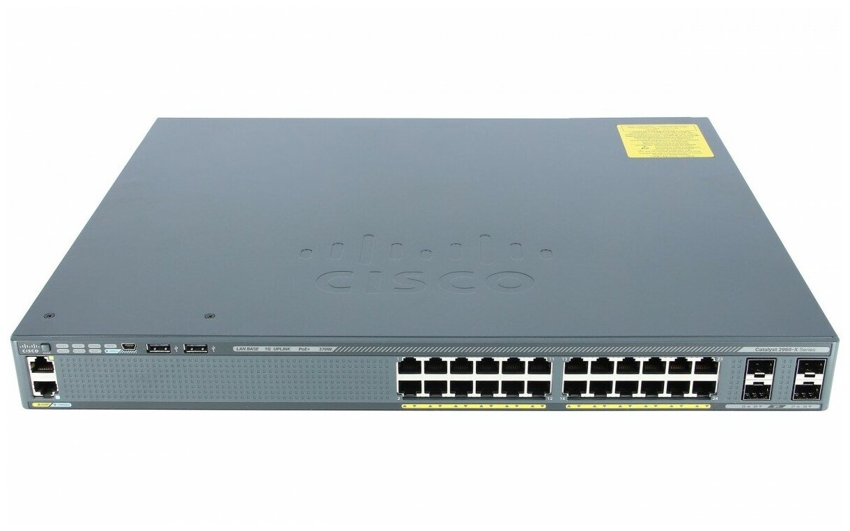 Коммутатор Cisco Catalyst WS-C2960RX-24PS-L