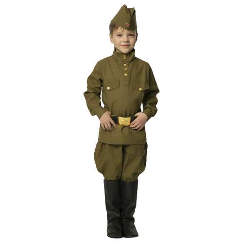 фото Военная форма солдат с брюками-галифе детский (бязь) вестифика