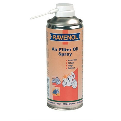 фото Пропит.масло-спрей для поролон.фильтров ravenol air filter oil-spray (0,4л)