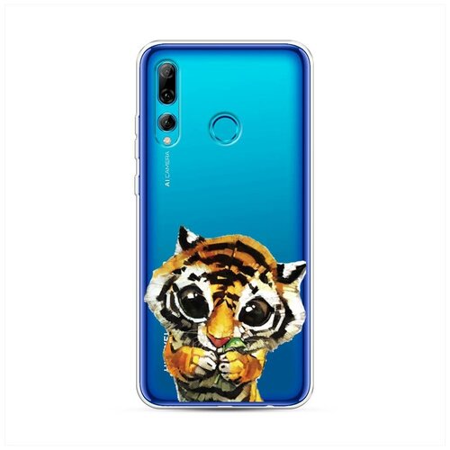 фото Силиконовый чехол "большеглазый тигренок" на huawei p smart plus 2019 / хуавей п смарт 2019 case place