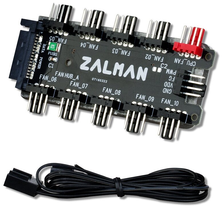 Контроллер для управления вентиляторами Zalman ZM-PWM10 FH (10x4pin) RTL