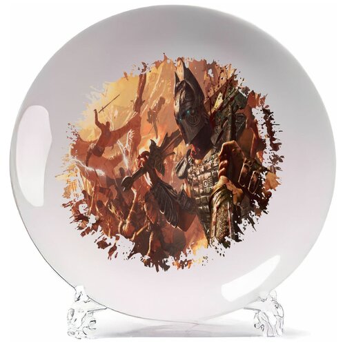 фото Тарелка coolpodarok age of conan hyborian adventures битва великан секира