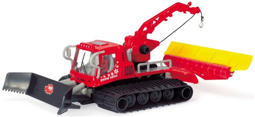 Снегоуборщик Dickie Toys Snow Hero 3783002, 23 см, красный