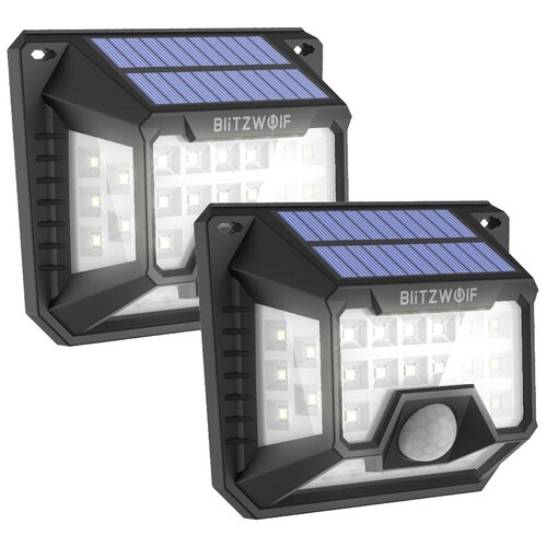 Настенный светильник Blitzwolf BW-OLT3 Solar Wall Light 2 шт Black 2749₽