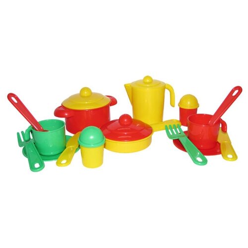 фото Полесье. набор посуды "настенька" на 2 персоны арт.3902/79923 /16