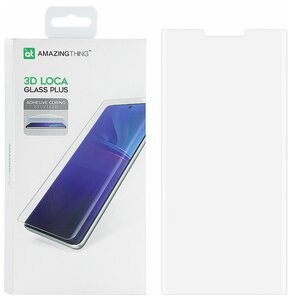 Фото Защитное стекло для Huawei Mate 30 Pro Amazingthing Loca UV-Full Glue 3D / с уф клеем / уф лампа / Transparent 0.33 mm / противоударное стекло / защита дисплея / закалённое стекло / 9H glass / олеофобное покрытие / защита экрана для телефона / 9H стекло /