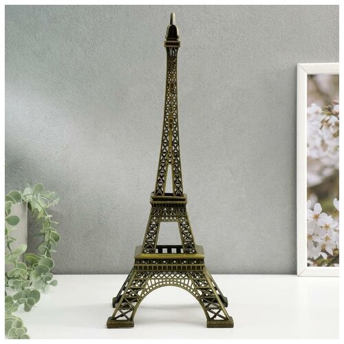 Сувенир металл Эйфелева башня 38х15,5х15 см картина эйфелева башня 43х52 см
