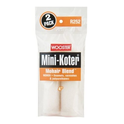 Валик малярный Wooster MOHAIR BLEND™ MINI-KOTER® 2-PACK (4 - 1/4 - гладкий) command 6 pack clear mini hook