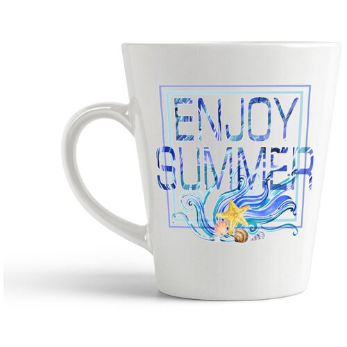 фото Кружка-латте coolpodarok "enjoy summer. море"