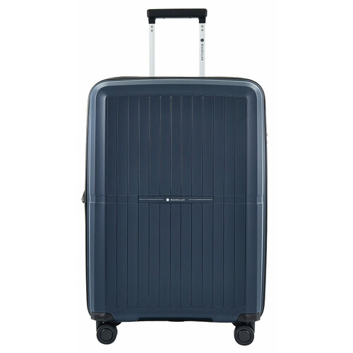 Чемодан MAGELLAN, 76 л, размер M, синий чемодан 76 л размер m синий