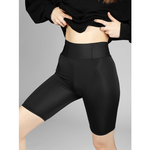 фото Шорты , размер 48, черный oksmile