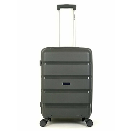 фото Чемодан mironpan, 59 л, серый