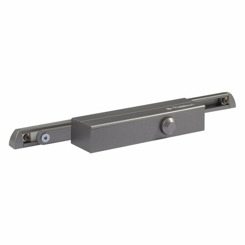 Доводчик дверной нора-м 830 Slider, от 25 до 80 кг - Графит доводчик abloy dc140 с тягой en2 3 4 белый