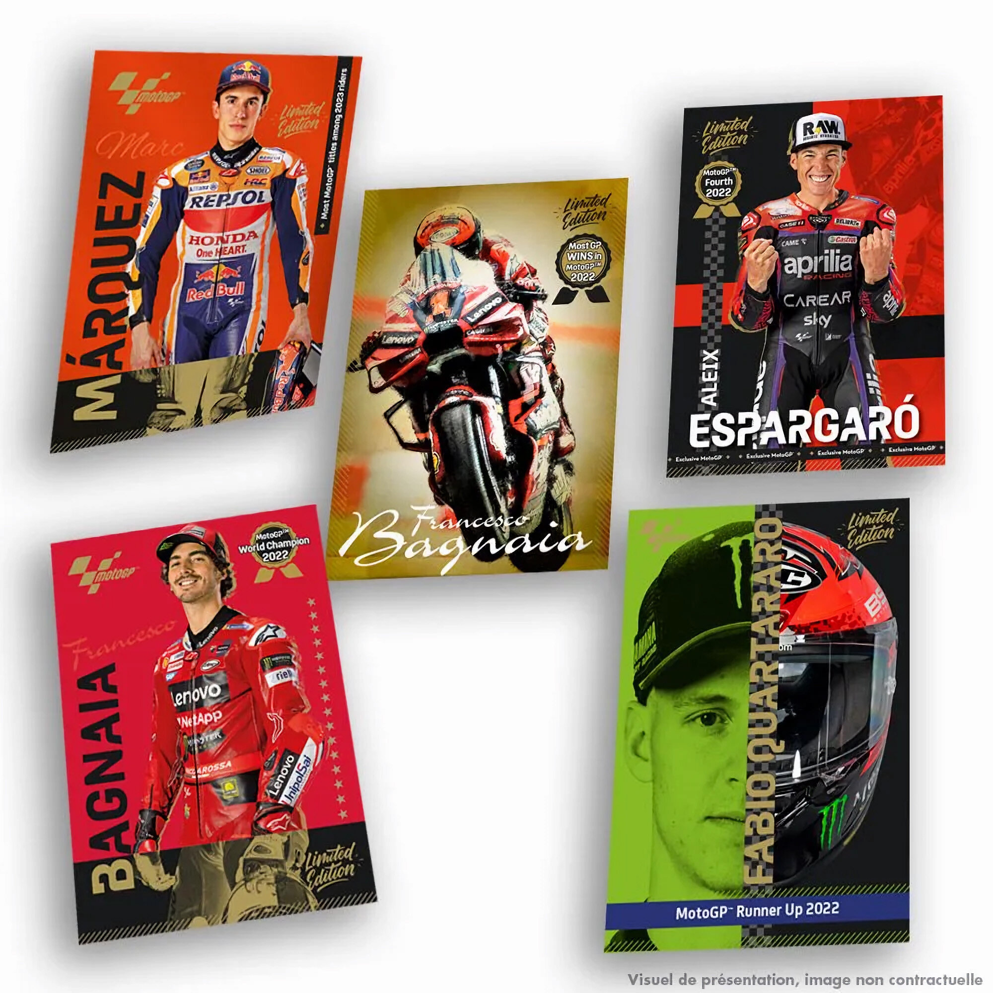 Блистер с наклейками Moto GP 2023 Panini - фото №3