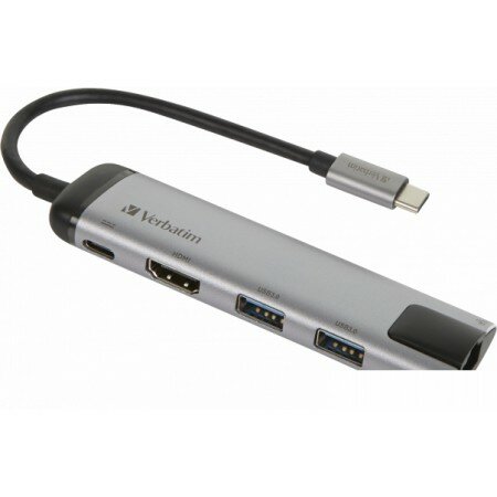 Док-станция Verbatim USB-C Multiport Hub 49141