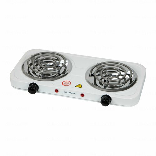 Плита электрическая WILLMARK HS-210TW 2 спиральные конфорки140mm 2000Вт 1300₽