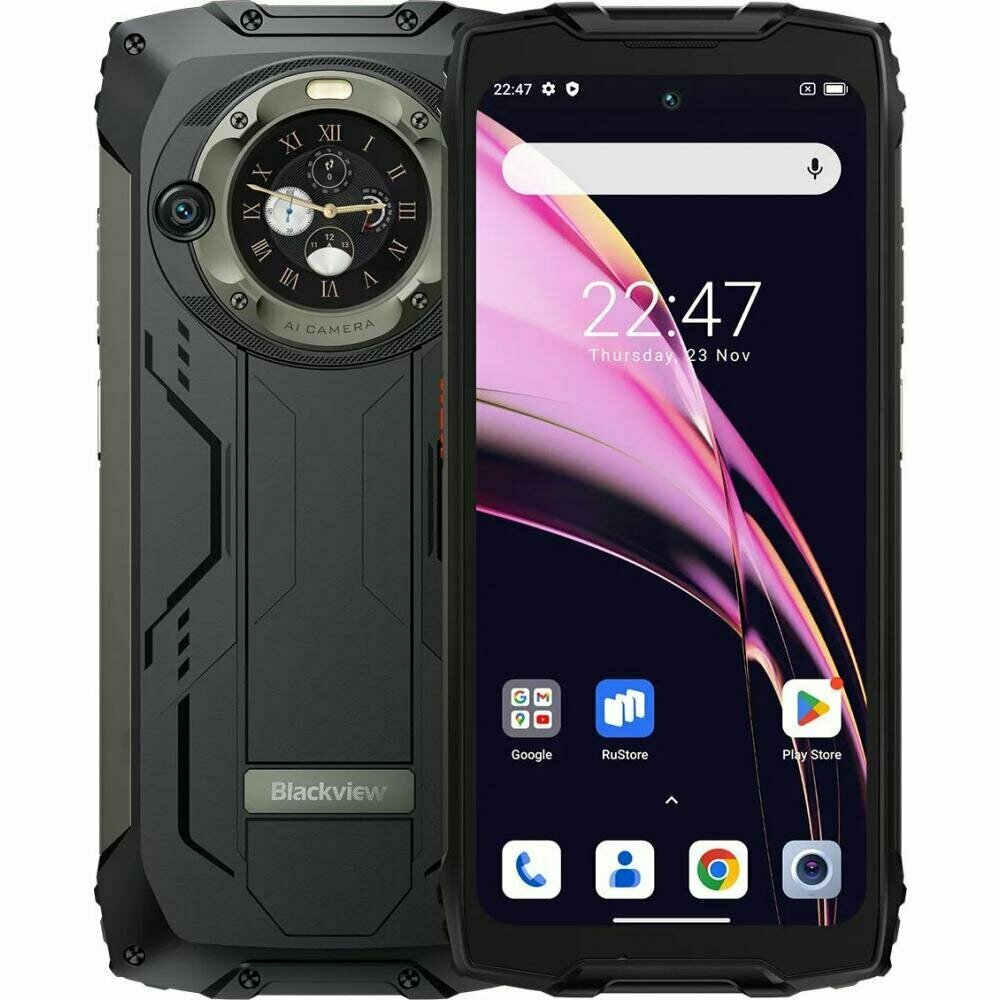 Смартфон Blackview BV9300 Pro 8/256 ГБ Black (Global Version)