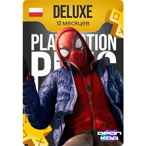 Подписка PlayStation Plus Deluxe Premium 12 месяцев Польша 19590₽