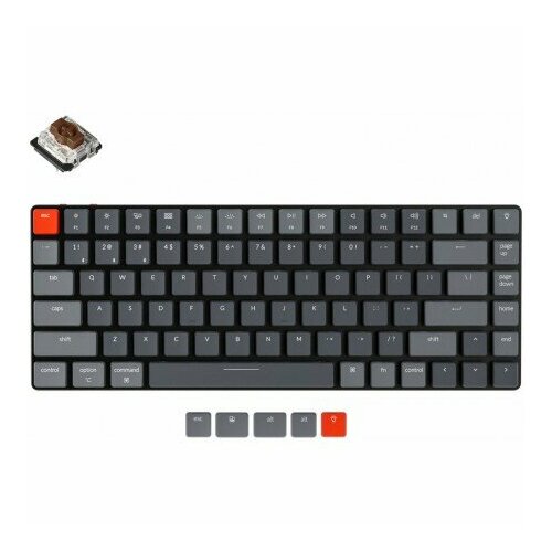 Клавиатура Keychron K3 V2 RGB K3-B3-RU (Gateron Low Profile Brown)