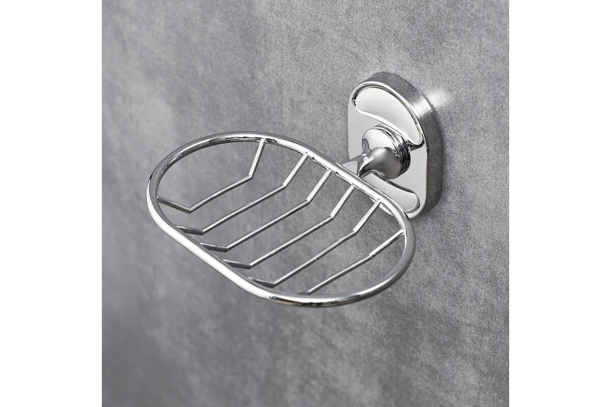 РМС Мыльница решетка к стене овальная A2021 — фото 1