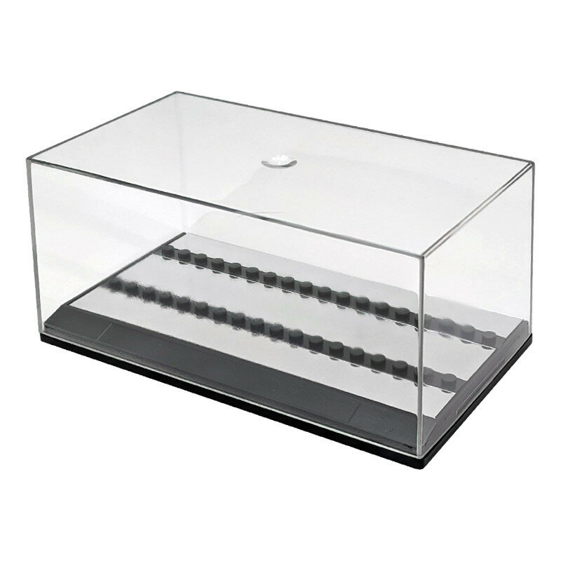 Бокс для лего минифигурок (чёрный с зеркальными вставками) SBM01