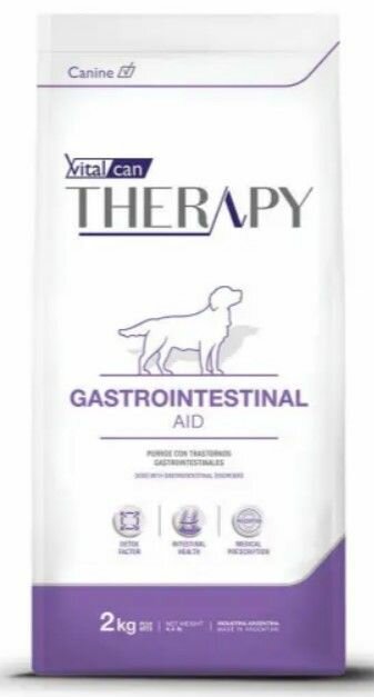 Корм сухой Vitalcan Therapy Canine Gastrointestinal Aid для собак всех возрастов при болезнях ЖКТ, 2 кг