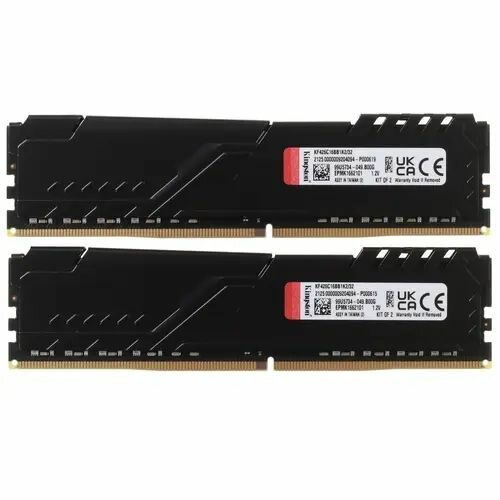 Модуль памяти Kingston FURY BEAST DDR4 DIMM 32 ГБ 2666MHz (KF426C16BB1K2/32) — фото 1