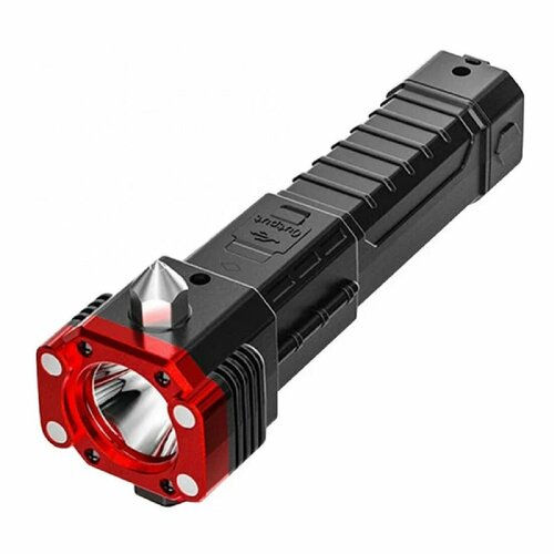 Светодиодный туристический фонарь Led 3ВТ Torch, с аккумулятором и аварийным молотком