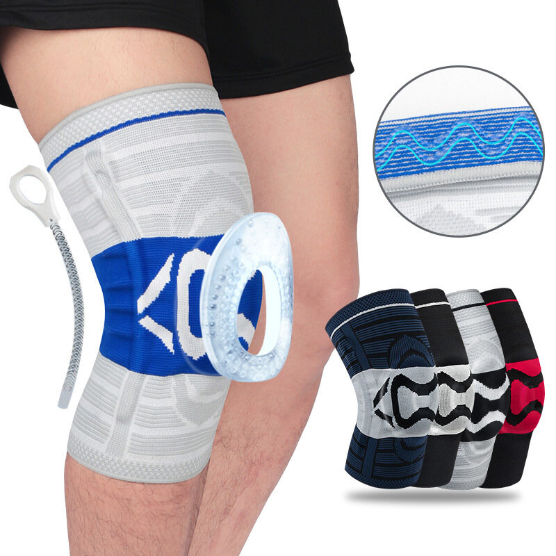 Профессиональный спортивный наколенник поддержка давления защита от столкновений Мужской и Женский футбол