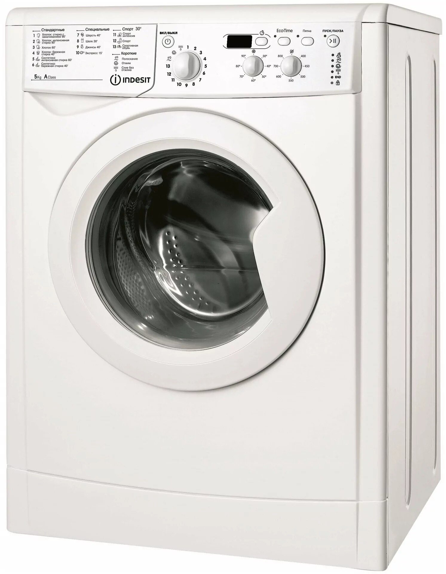 Стиральная машина Indesit IWSD 51051 (CIS) автомат, A-класс, 5 кг