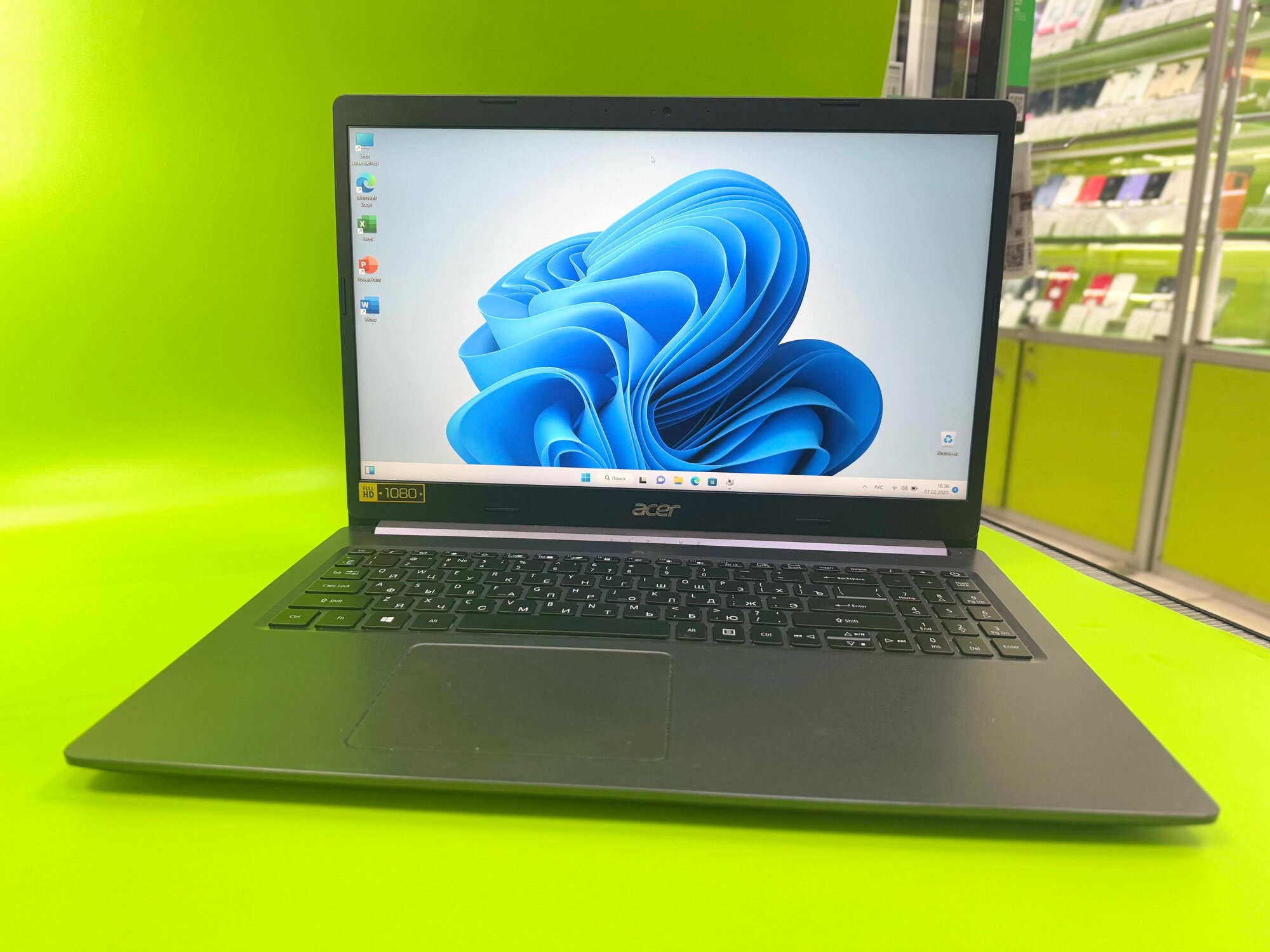 Ноутбук Acer Aspire, SSD, Intel Core i3, 12ГБ RAM, Windows 11