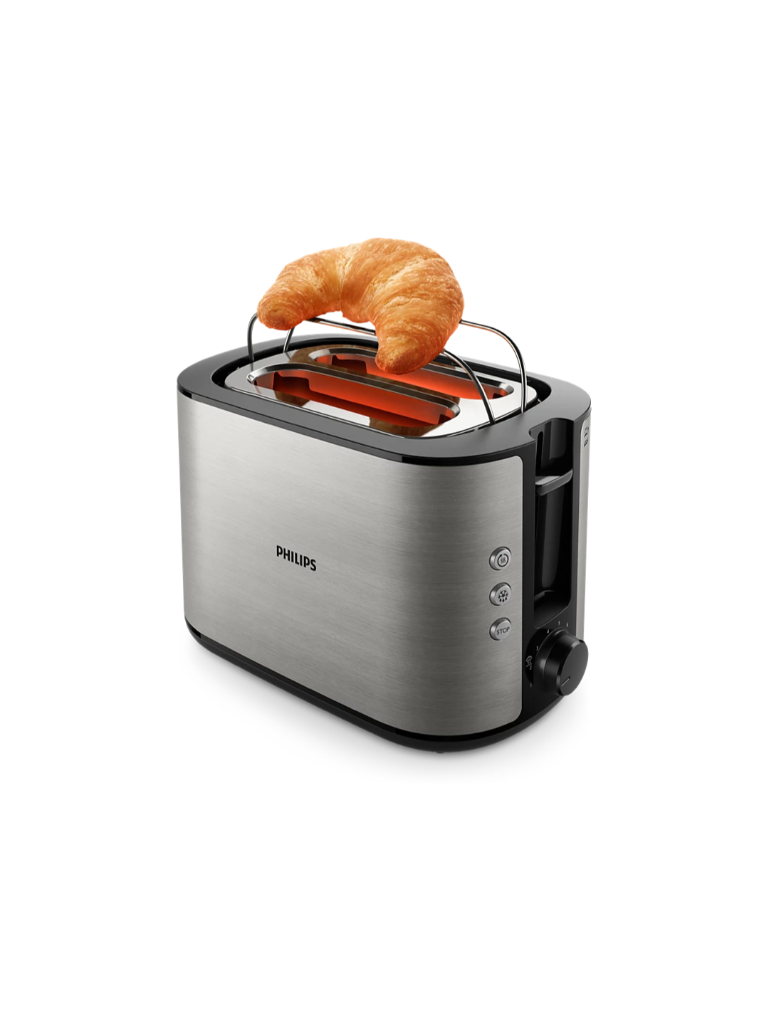 Тостер Philips "Viva Collection" HD2650/91, 2 тоста, серебристый