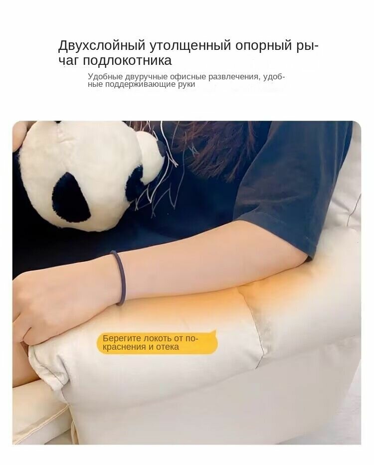 Изображение Xiaomi Игровое компьютерное кресло, темно-серый, белый