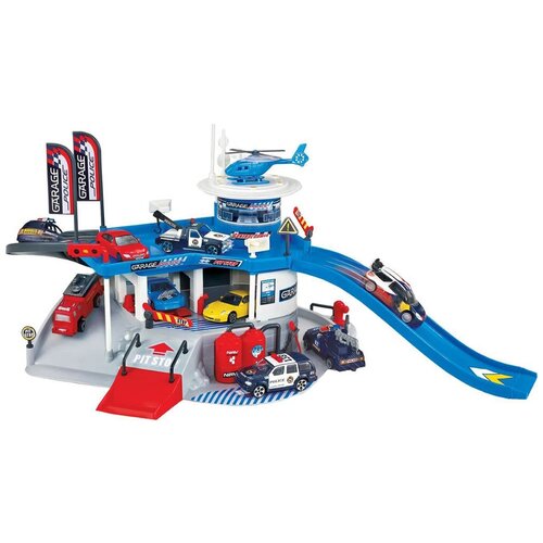 фото Игровой набор полицейский участок, 2 уровня, вертолетная площадка 1475176 .