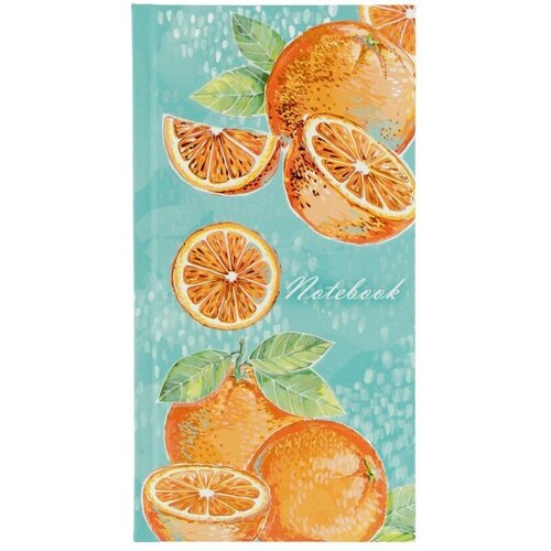 Феникс + Записная книжка Notebook ( 110 x 206 мм) 80 л. точка/линия Апельсины 53168