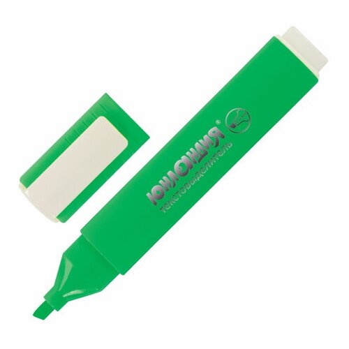 Юнландия Текстовыделитель Colorstar, зеленый, 1 шт. текстовыделитель юнландия 151701 комплект 12 шт
