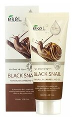 EKEL Пилинг-скатка с муцином черной улитки Natural Clean peeling gel Black Snail, 100мл