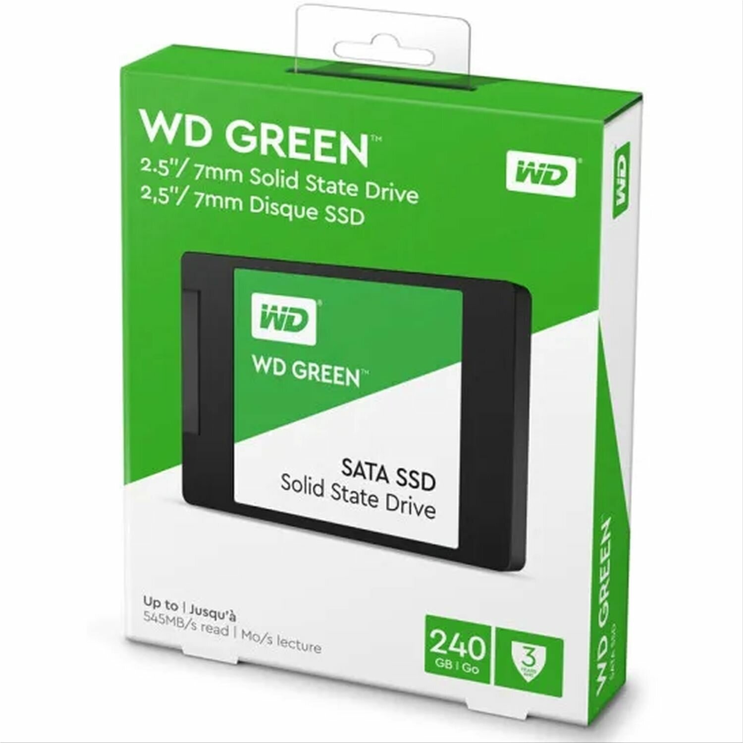 Накопитель SSD 2.5'' Western Digital WD Green 240GB SATA 6Gb/s SLC 545MB/s MTTF 1M 7nm - фото №10