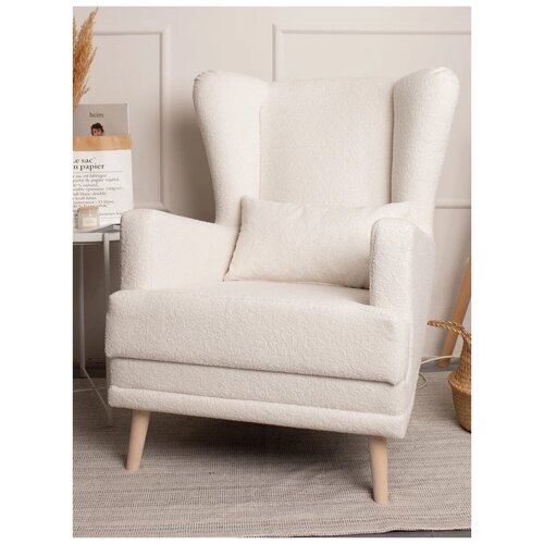 Мягкое кресло Честер в ткани букле 