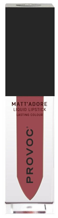 PROVOC MATTADORE Liquid Lipstick 04 Freedom Жидкая помада для губ, матовая, 4.5 гр (темно-розовый)