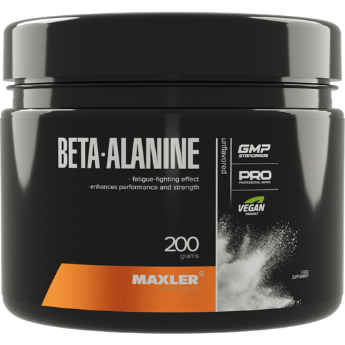 Maxler Beta-Alanine, нейтральный, 200 гр. аминокислотный комплекс now beta alanine нейтральный 120 шт