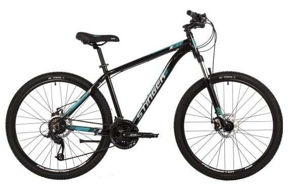 Горный велосипед Stinger Bike Stinger 27.5" Element EVO SE черный, размер 16" 27AHD. ELEMEVO.16BK22