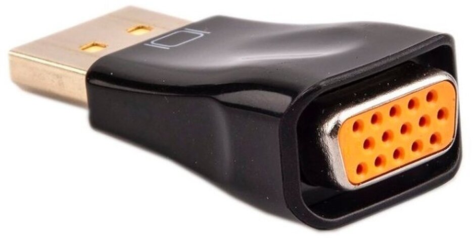 Переходник/адаптер VCOM VGA - DisplayPort (CA333), 0.12 м, 1 шт., черный VCOM Telecom - фото №8
