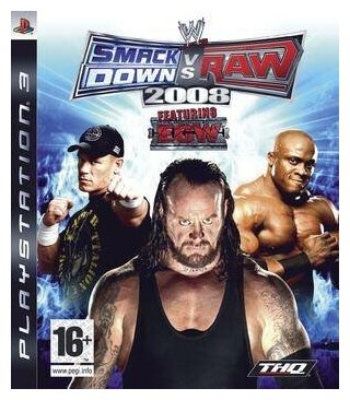 WWE SmackDown vs Raw 2008 (PS3) английский язык