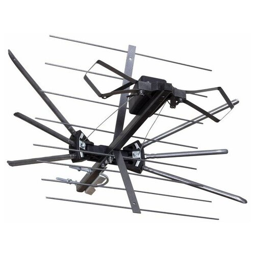 ТВ-Антенна наружная АКТИВНАЯ для аналогового и цифрового ТВ - DVB-T2 модель RX-401 Rexant 34-0401 10 шт 25880₽