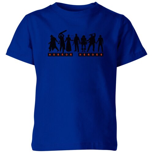 фото Детская футболка «horror heroes (герои ужасов)» (164, красный) us basic