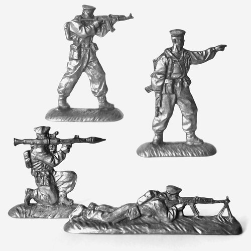 Набор солдатиков. Десантники в бою № 4 набор солдатики 9 упаковок 45 солдатиков солдатики ab toys
